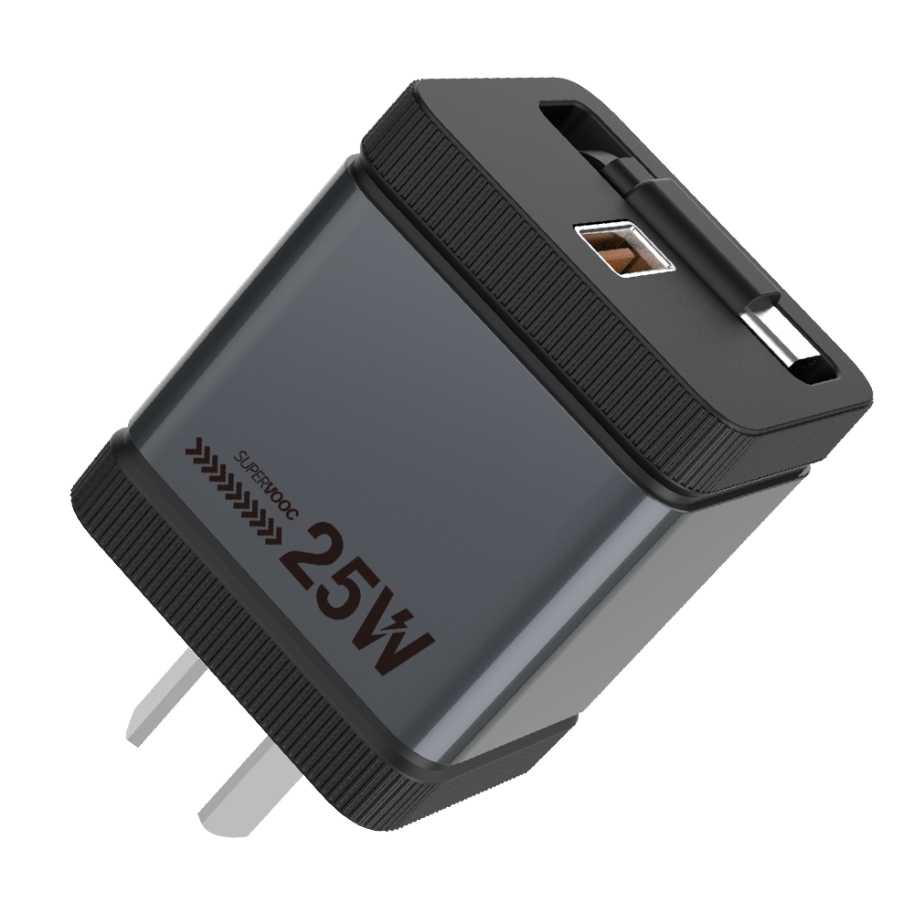 TL1088 25W With Retractable Cable Charger